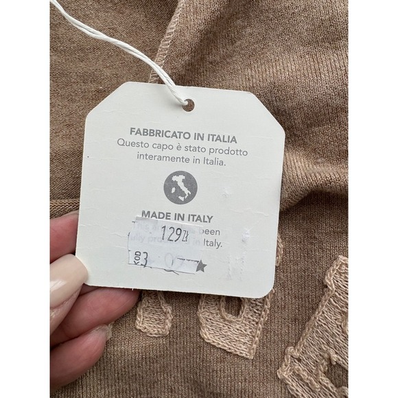 Michelle Vintage Club Graphic Pullover Long Sleeve Top Made in Italy - Picture 4 of 5